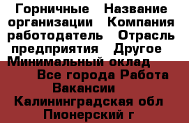 Горничные › Название организации ­ Компания-работодатель › Отрасль предприятия ­ Другое › Минимальный оклад ­ 25 000 - Все города Работа » Вакансии   . Калининградская обл.,Пионерский г.